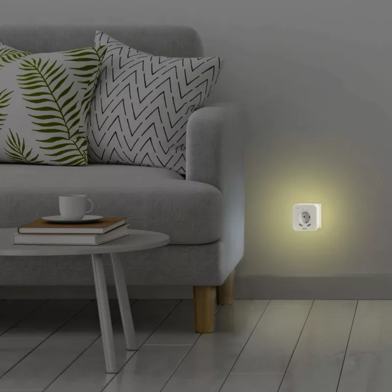 Naktinė šviesa Hama 00223507 šiltai balta LED 3000K su judesio davikliu
