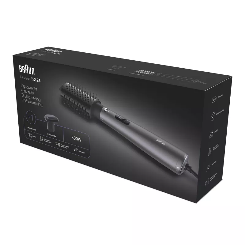 Plaukų formuotojas Braun AS2.26 juodas 800 W 1.95 m