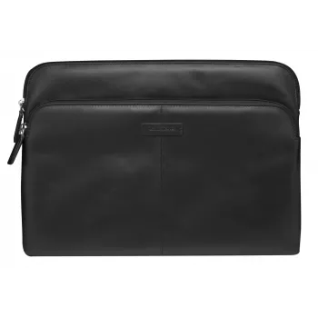 Dėklas odinis dbramante1928 Skagen Pro+ MacBook Pro 14 colių / iki 14 colių – Juodas, 35,6 cm, 1 priekinė kišenė