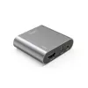 Garso skirstytuvas Hama 00205100 sidabrinis HDMI 3,5 mm