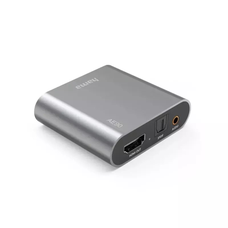 Garso skirstytuvas Hama 00205100 sidabrinis HDMI 3,5 mm