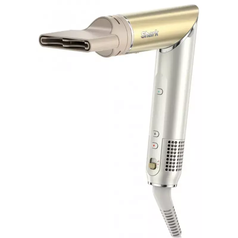 Daugiafunkcis plaukų formavimo prietaisas Shark HD6051SEU Airflow — 1500 W, 120–220°C, keraminis, juodas/auksinis, 2,44 m laidas