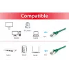 Equip Cat.6 S/FTP jungiamasis kabelis RJ-45 3,0 m žalias