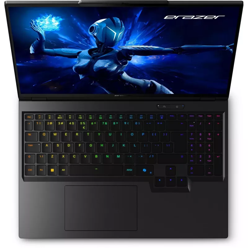 Nešiojamas kompiuteris ERAZER Beast 16 X1 Ultimate Intel Core Ultra 9 275HX 40,6 cm (16 colių) Quad HD+ 32 GB DDR5-SDRAM 2 TB SSD NVIDIA GeForce RTX 5090 Wi-Fi 6E (802.11ax) Windows 11 Home (JAV) Juodas