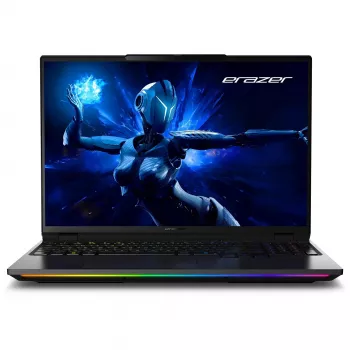 Nešiojamas kompiuteris ERAZER Beast 16 X1 Ultimate Intel Core Ultra 9 275HX 40,6 cm (16 col.) Quad HD+ 32 GB DDR5-SDRAM 2 TB SSD NVIDIA GeForce RTX 5080 Wi-Fi 6E (802.11ax) Windows 11 Home JAV anglų Juoda