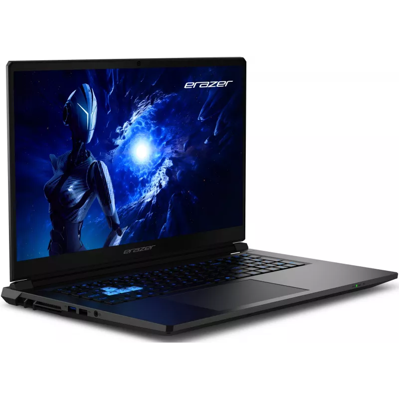 Nešiojamas kompiuteris ERAZER Scout 17 E1 MD62758 Intel Core 5 210H 43,9 cm (17,3 colio) Full HD 16 GB DDR5-SDRAM 1 TB SSD NVIDIA® GeForce RTX™ 5050 Wi-Fi 6E (802.11ax) Windows 11 Home Juoda