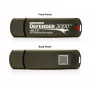 Kanguru Defender 3000™ SuperSpeed USB 3.0 32 GB | Saugus USB atmintukas su šifravimu | FIPS 140-3 Level 3 laukiamas, FIPS 140-2 Level 3 sertifikuotas | AES-XTS 256 bitų aparatinė šifracija | TAA atitikmuo