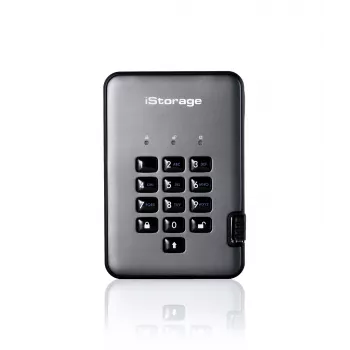 iStorage diskAshur PRO² SSD 1TB 2.5 inch USB 3.2 IS-DAP2-256-SSD-1000-C-G