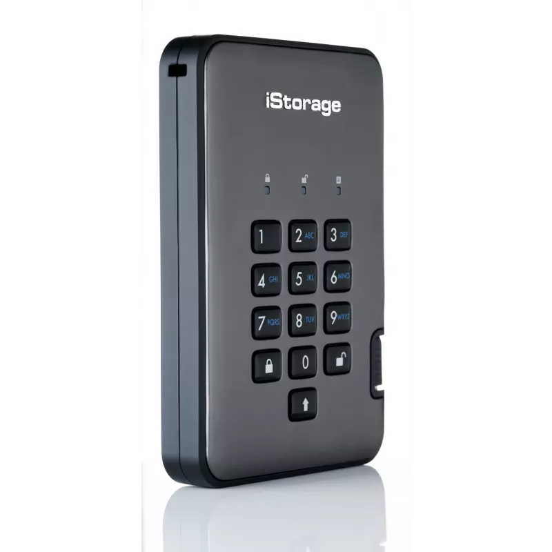 iStorage diskAshur PRO² SSD 1TB 2.5 inch USB 3.2 IS-DAP2-256-SSD-1000-C-G