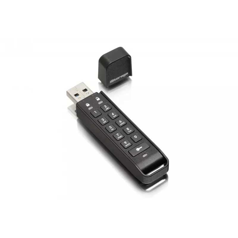 iStorage datAshur Personal2 64GB USB atmintukas su klaviatūra ir šifravimu (IS-FL-DAP3-B-64)