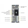 Kompiuterio korpusas Supermicro SuperWorkstation 7049A-T stelažinis 4U juodas