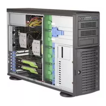 Kompiuterio korpusas Supermicro SuperWorkstation 7049A-T stelažinis 4U juodas