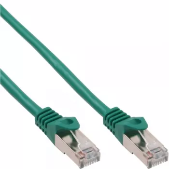 InLine Patch Laidas SF/UTP Cat.5e žalias 0,25 m