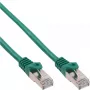 InLine Patch Laidas SF/UTP Cat.5e žalias 0,25 m