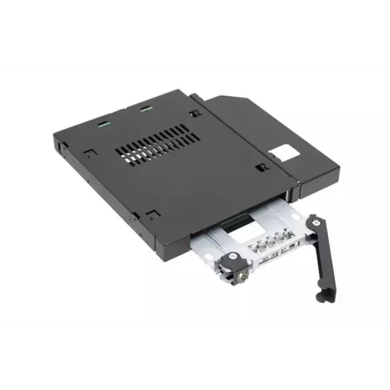 Icy Dock MB411SKO-B – mobilus diskų narvelis 2,5 colio kietajam diskui arba SSD (12,7 mm ODD lizdui)