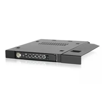 Icy Dock MB411SKO-B – mobilus diskų narvelis 2,5 colio kietajam diskui arba SSD (12,7 mm ODD lizdui)