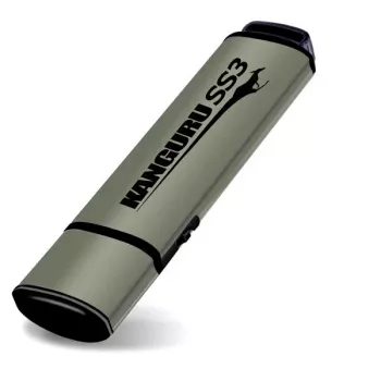 Kanguru SS3™ SuperSpeed USB3.0 512GB saugi atmintinė su fiziniu rašymo apsaugos jungikliu
