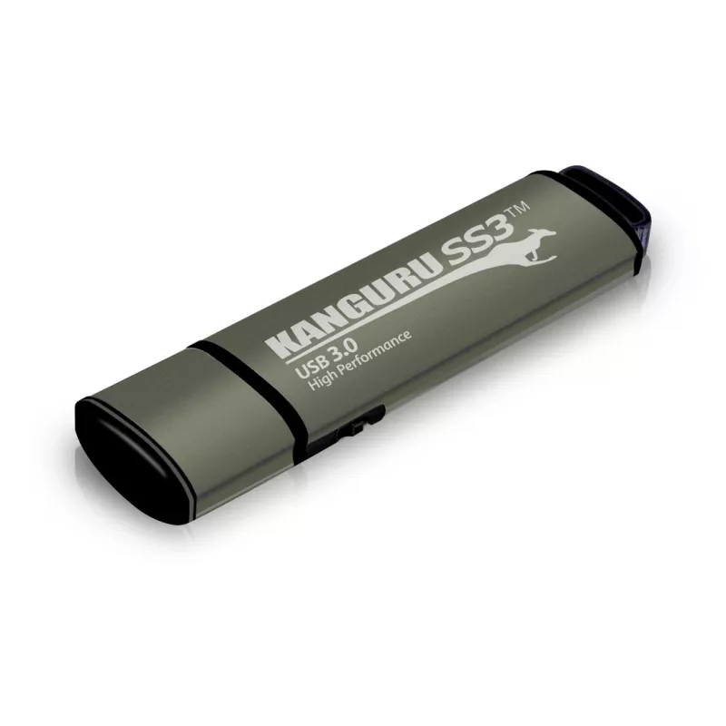 Kanguru SS3™ SuperSpeed USB3.0 512GB saugi atmintinė su fiziniu rašymo apsaugos jungikliu