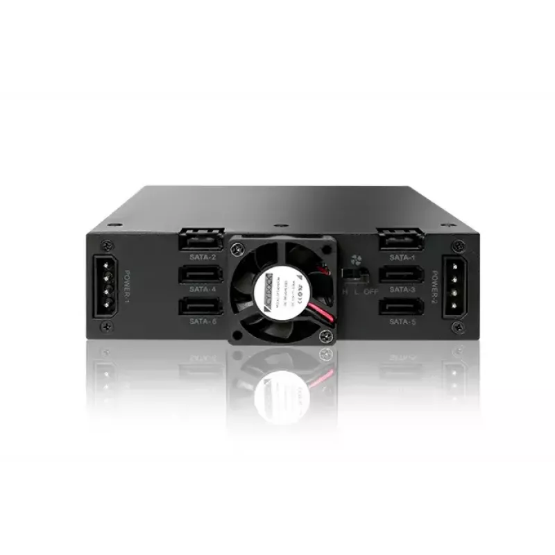 Icy Dock MB996SK-6SB – 6 vietų diskų blokas 5,25 inch lizdui