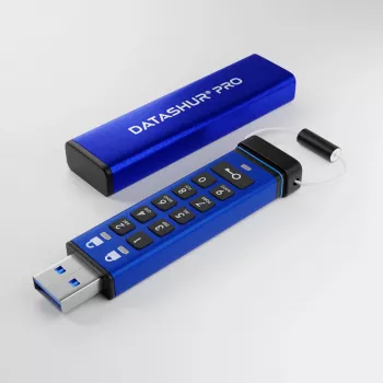 iStorage datAshur PRO 128GB USB Type-A šifruotas atmintukas (IS-FL-DA3-256-128)