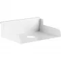 InLine Slatwall Shelf maža balta 180 mm x 120 mm x 55 mm