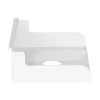 InLine Slatwall Shelf maža balta 180 mm x 120 mm x 55 mm
