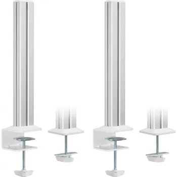 Stulpeliai InLine 23181B aliuminiai balti 43 mm aukštis, 2 vnt. komplektas