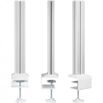 Stulpeliai InLine 23181B aliuminiai balti 43 mm aukštis, 2 vnt. komplektas