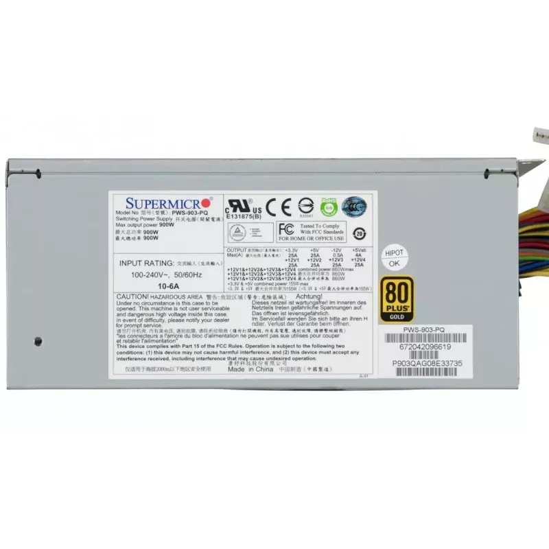 Maitinimo blokas Supermicro PWS-903-PQ 900 W