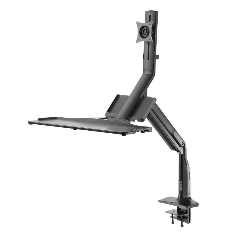 InLine Workstation stalinis laikiklis su pakėlimu, judinamas, iki 81 cm (32 col.) / 9 kg