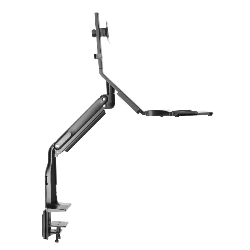 InLine Workstation stalinis laikiklis su pakėlimu, judinamas, iki 81 cm (32 col.) / 9 kg
