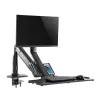 InLine Workstation stalinis laikiklis su pakėlimu, judinamas, iki 81 cm (32 col.) / 9 kg