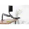 InLine Workstation stalinis laikiklis su pakėlimu, judinamas, iki 81 cm (32 col.) / 9 kg
