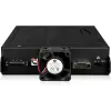 ICY DOCK ToughArmor MB105VP-B – U.2 į SlimSAS NVMe adapterinis korpusas, PCIe 4.0, 2x 2,5 colio diskams + 1x 5,25 colio lizdas