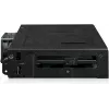 ICY DOCK ToughArmor MB105VP-B – U.2 į SlimSAS NVMe adapterinis korpusas, PCIe 4.0, 2x 2,5 colio diskams + 1x 5,25 colio lizdas