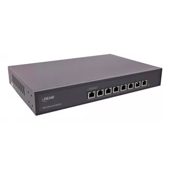 InLine 32308A tinklo jungiklis nevaldomas 10G Ethernet (100/1000/10000) Juodas