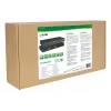 InLine 57885G KVM jungiklis, 2 prievadai, HDMI & DisplayPort, 4K@60Hz, dviejų monitorių, montavimui į stelažą, juodas