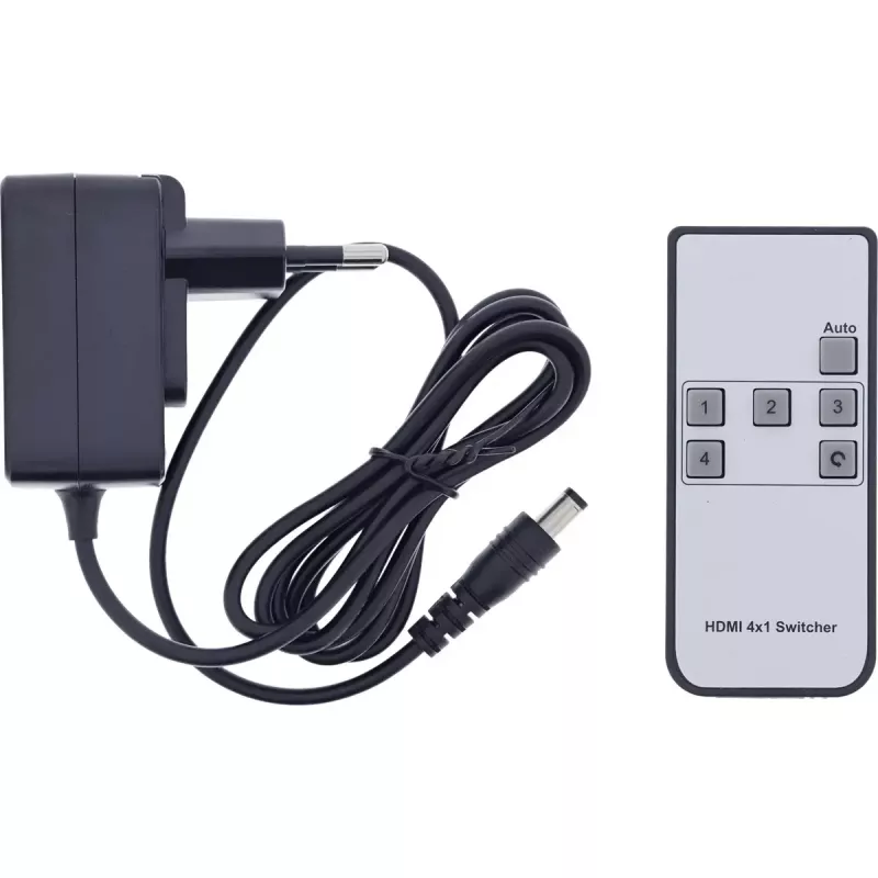 InLine 57885B HDMI jungiklis su USB-C, 8K