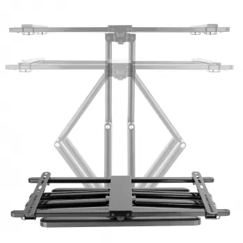 InLine Premium Aliumininis TV laikiklis sieninis 37-80 colių Baltas 70 kg