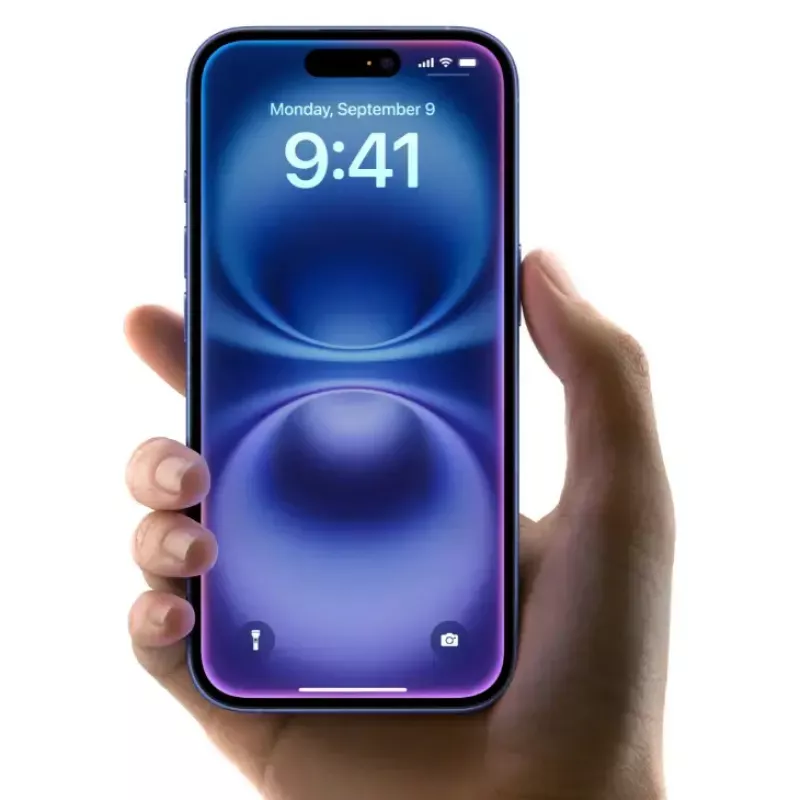 Išmanusis telefonas Apple iPhone 16 — 6,1 colio (15,5 cm), A18, 128 GB, Dual SIM, 48 MP dviguba galinė kamera, Teal