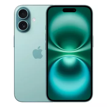 Išmanusis telefonas Apple iPhone 16 — 6,1 colio (15,5 cm), A18, 128 GB, Dual SIM, 48 MP dviguba galinė kamera, Teal