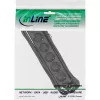 InLine 6-ių lizdų ilginimo juosta su įžeminimu CEE 7/3, juoda, 5 m