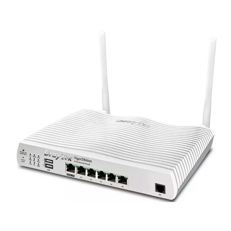 Stalininis maršrutizatorius DrayTek Vigor 2866AX dviejų juostų Wi-Fi 6