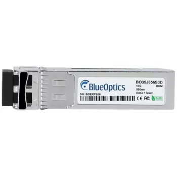 SFP+ šviesolaidinis siųstuvas BlueOptics E10GSFPSR-BO 10 Gbps 850 nm LC 300 m sidabrinis