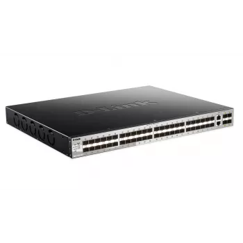 D-Link DGS-3130-54S valdomas L3 jungiklis, juoda, pilka