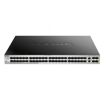 D-Link DGS-3130-54S valdomas L3 jungiklis, juoda, pilka