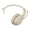 Jabra Evolve2 65 USB-C UC Mono - smėlio spalvos, belaidis ausinių rinkinys biurui