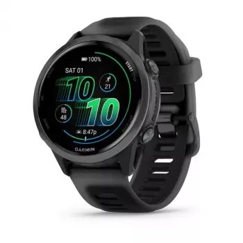 Išmanusis laikrodis GARMIN Forerunner 570 42 mm AMOLED 1,2 colio 390×390 jutiklinis ekranas Wi‑Fi GPS juodos spalvos