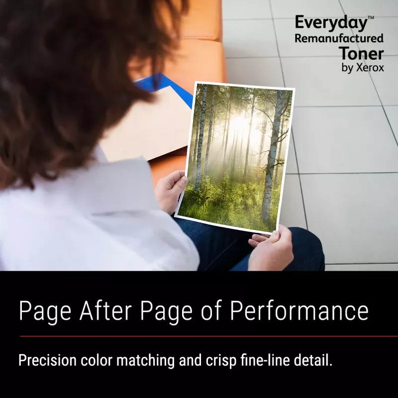 Kasdieninis™ Cyan Perdirbtas Toneris Xerox, suderinamas su HP 410A (CF411A), standartinės talpos