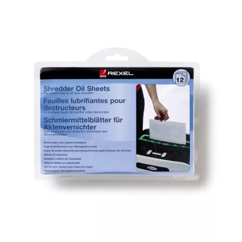 Rexel tepalinės plokštės smulkintuvui (12 vnt.)